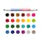 CARIOCA® 4.7mm 12 Bicolor Felt Tip Washable Pen Set